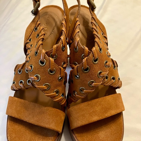 See by Chloe Helen Platform Suede Shoes 8.5 - Picture 6 of 7